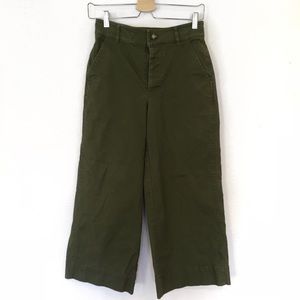 Madewell Langford High-Waisted Wide-leg Crop Pant